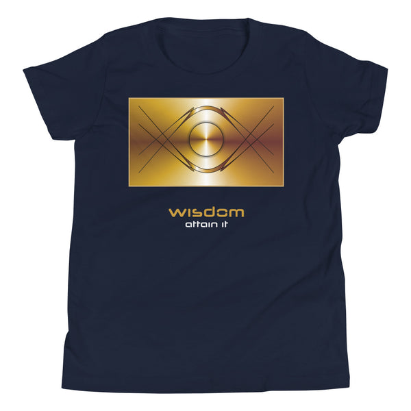 Youth Wisdom Short Sleeve T-Shirt - Gold