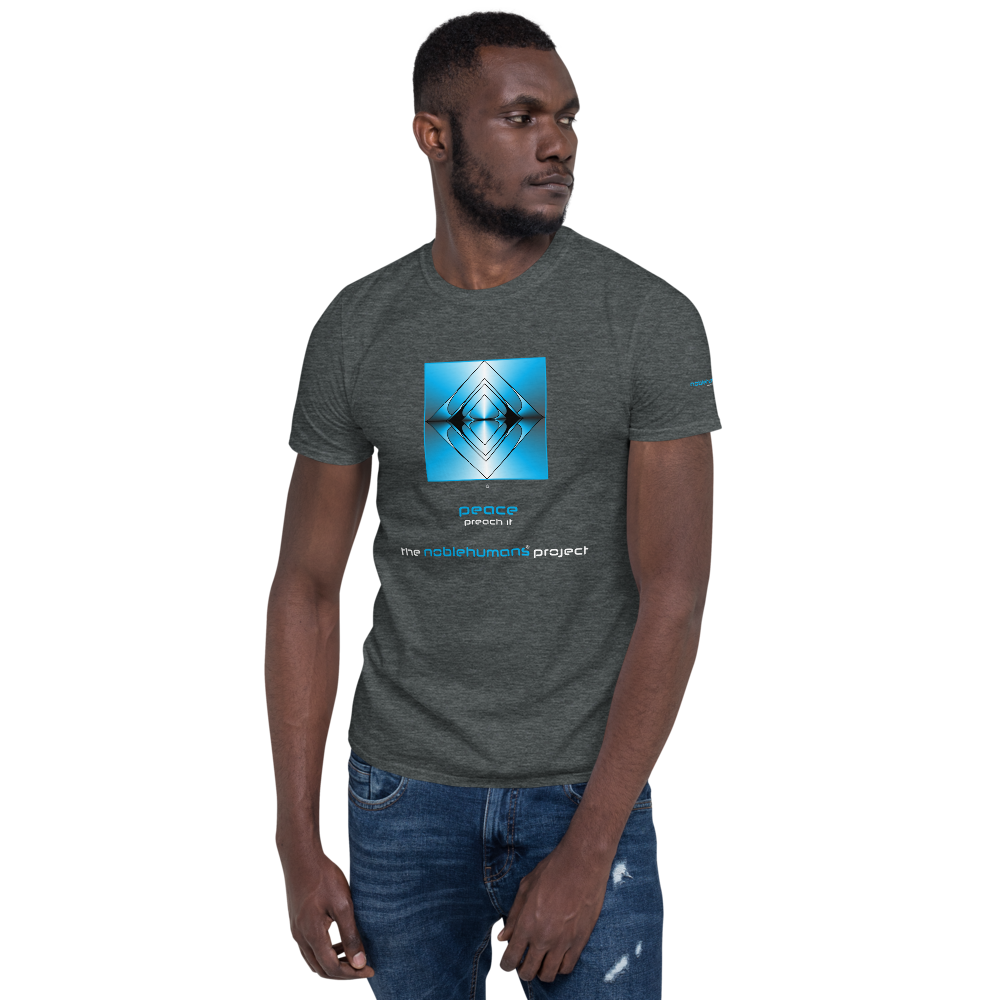 Men's Peace T-Shirt – Blue – NobleHumans