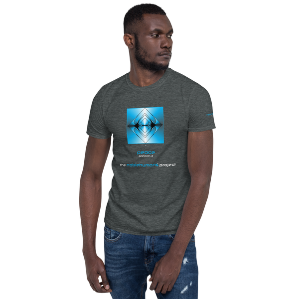 Men's Peace T-Shirt – Blue