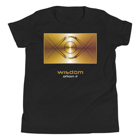 Youth Wisdom Short Sleeve T-Shirt - Gold
