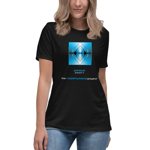 Women's Peace T-Shirt – Blue
