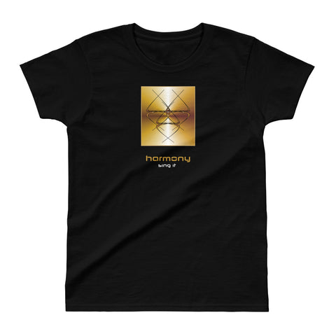 Ladies' Harmony T-shirt - Gold
