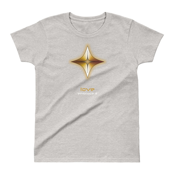 Ladies' Love T-shirt - Gold