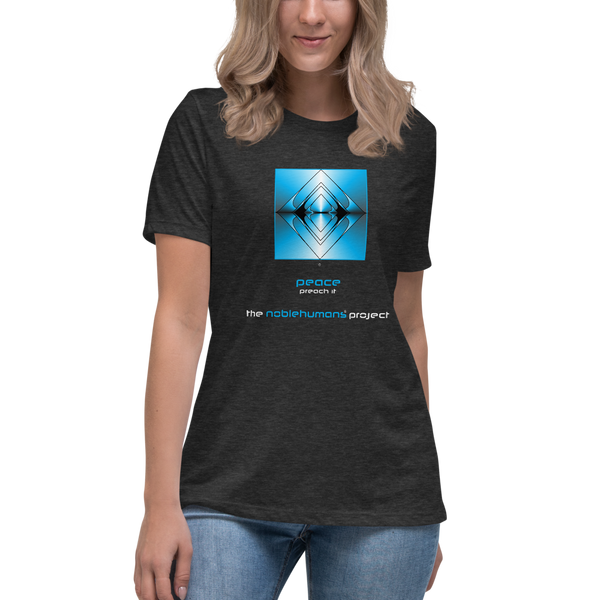 Women's Peace T-Shirt – Blue